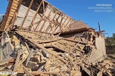 росія обстріляла Чорнобаївку