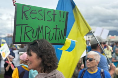 Митинг Аляска