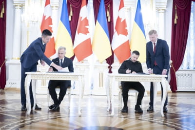 Володимир Зеленський і Марк Карні