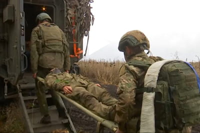 Поранені російські військові