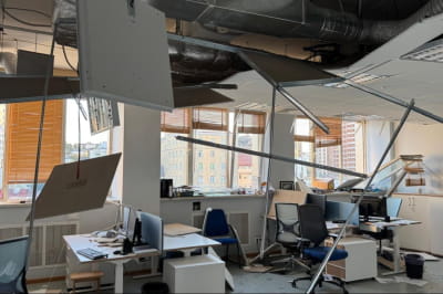 Помещение миссии Евросоюза в Украине