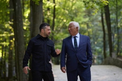 Антониу Кошта и Владимир Зеленский