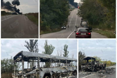 Враг атакует трассу Славянск-Изюм