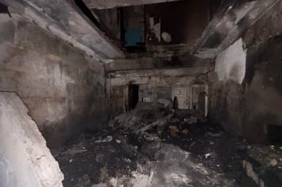 Наслідки обстрілу Донеччини