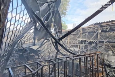 Наслідки обстрілу Херсону