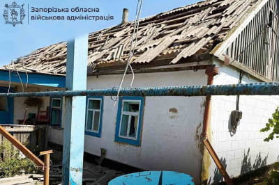 Наслідки обстрілу Запоріжжя