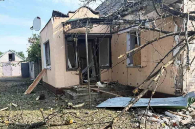 Наслідки обстрілу Запоріжжя