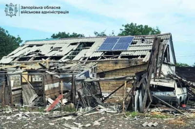 Наслідки обстрілів росії по Запоріжжю