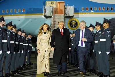 Дональд Трамп прибыл в Лондон