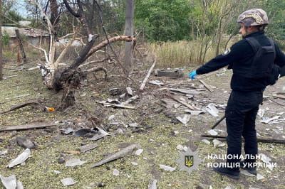 Последствия обстрела Константиновки