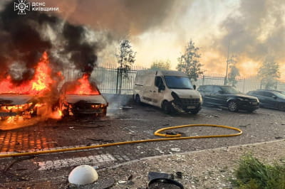 Наслідки обстрілу Київщини