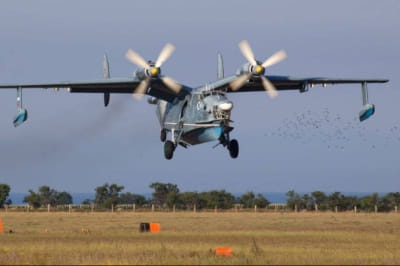 Літак Бе-12 морської авіації Чорноморського флоту РФ