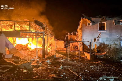 Наслідки обстрілу Одещини