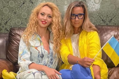 Оля Полякова та Ніна Білоцерківська