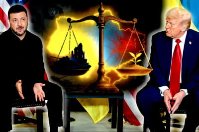 Володимир Зеленський і Дональд Трамп