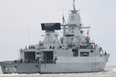 Німецький фрегат "Гамбург"