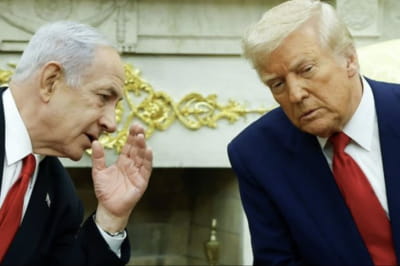 Биньямин Нетаньяху и Дональд Трамп