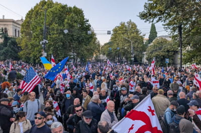 Протесты в Грузии