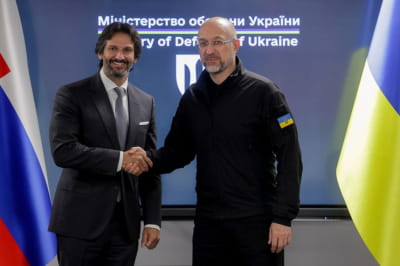 Роберт Калиняк и Денис Шмигаль