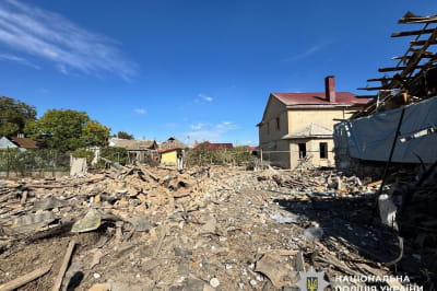 Последствия обстрела Херсонщины