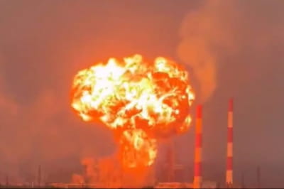 Горит газоперерабатывающий завод в России