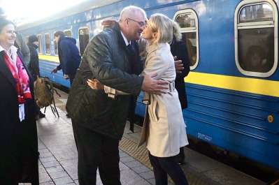 Кая Каллас и Андрей Сибига