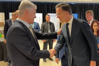 Петр Порошенко и Марк Рютте