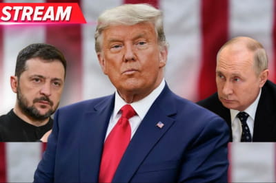 Володимир Зеленський, Дональд Трамп і путін