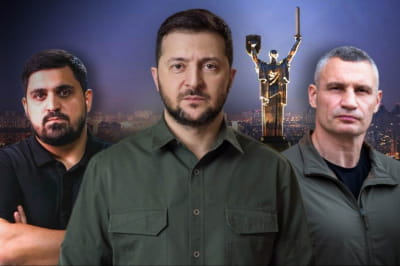 Тимур Ткаченко, Володимир Зеленський і Віталій Кличко