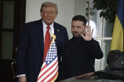 Володимир Зеленський і Дональд Трамп