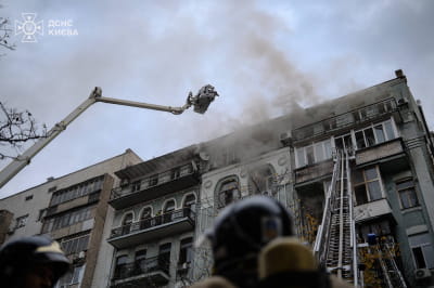 Пожар в Киеве