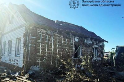 рф обстреляла Запорожскую область