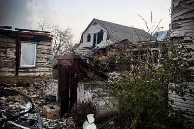 Наслідки обстрілу Київщини