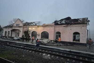 рф обстреляла железную дорогу в Днепропетровской области