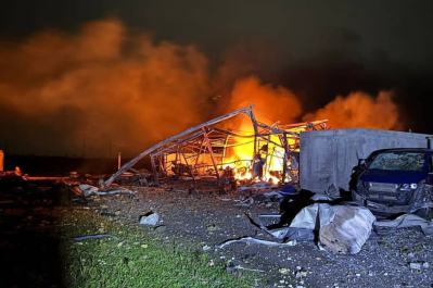 Последствия обстрела Одесской области