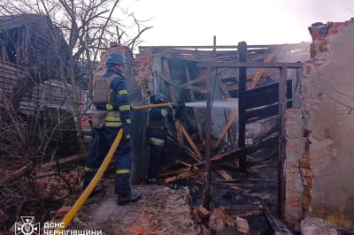 Дроны рф атаковали Нежинский район