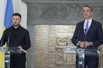 Володимир Зеленський та Кіріакос Міцотакіс