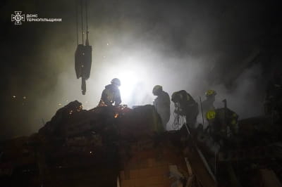 Тернопіль, обстріл, завали