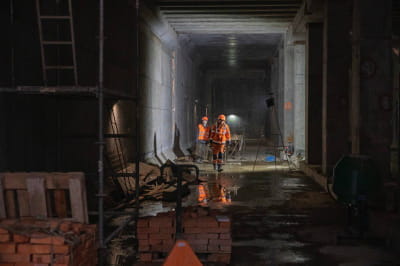 Строительство метро на Виноградарь