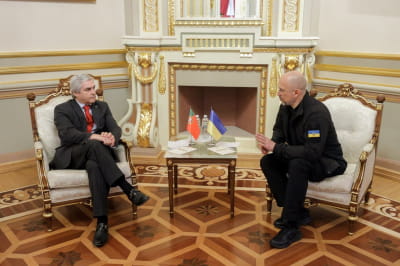 Денис Шмигаль і Нуну Мело