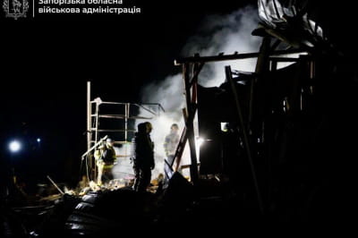 рф сбросила на Запорожье три КАБа