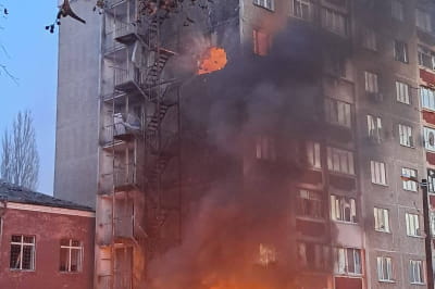 Враг атаковал Чернигов