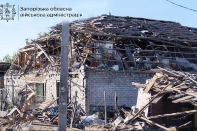 рф обстреляла Запорожский район