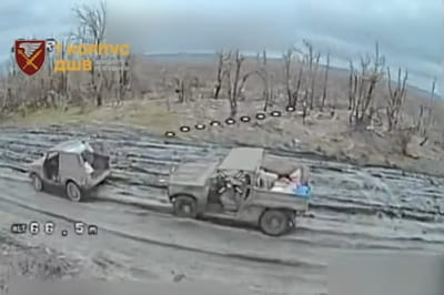 ДШВ уничтожают вражескую технику под Покровском