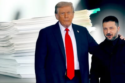 Дональд Трамп и Владимир Зеленский