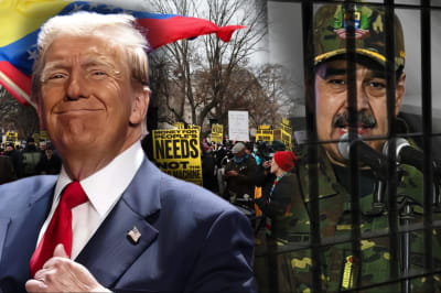 Дональд Трамп и Николас Мадуро