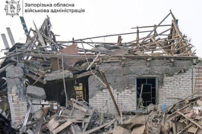 В Пологовском районе ранена женщина