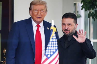 Дональд Трамп и Владимир Зеленский