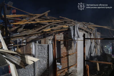 россия обстреляла Запорожский район