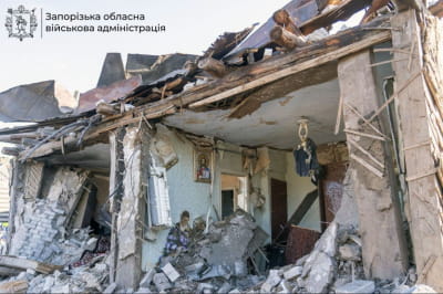 рф обстреляла Запорожскую область